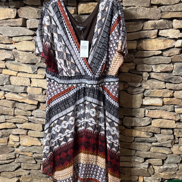 Chris McLaughlin Geometric Patterned Dress - Picture 1 of 6